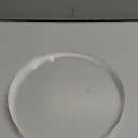 CiaoHER 1in Thickness 7in Diameter Acrylic Disc Display Block Clear Polished Round Pedestal Stand Riser 7" x 7" x 1", 1 Pack