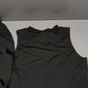 Men's Soft 2 Piece Outfits Shorts Sets Tracksuit Thin Tank Tops Casual Comfy Summer Lounge Cool Boxer (Small, Black)