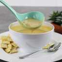 2 x Reston Lloyd Melamine Soup Ladle Kitchen Utensil, Premium Quality Utensil with Heat Resistant Ergonomic Handle, Durable BPA-Free Plastic, 10.5 inch long, One Piece, Seafoam