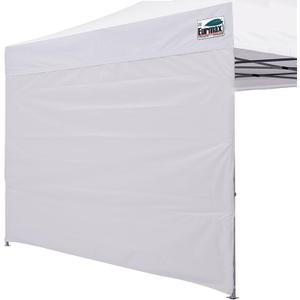 Eurmax USA 10x10 Pop Up Canopy SunWall-UV Protection for Tents,Blocks Sunlight&Wind,Water Resistant Side Wall Only,Easy Hook & Loop Installation,Fit for 10FT Straight Leg Shelters&Gazebo,White