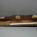 Ivilon Window Curtain Rod Oval End Cap - 1 inch Pole. 28 to 48 Inch. White-Ivory