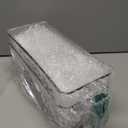 Havawish Ice Storage Bin and Flexible Scoop Set Plastic Freezer Bin with Pull Out Handle Storage Bucket Clear for Container with Scoop(Blue,10.83 x 4.92 x 4.33 in,Classic), Blue Pack Of 2