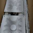 2 Pcs 5ft-400led Lighted Birch Tree 8 Modes Christmas Artificial LED Warm White Lights Birch Tree for Indoor and Outdoor Home Decor Thanksgiving Holiday Decoration