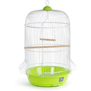 Prevue Hendryx SP31999G Classic Round Bird Cage, Green,1/2"