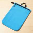 Wet Dry Travel Storage Bag Waterproof Zipper Organizer with Handle for Swimwear Clothes Toiletries and Small Accessories (Blue)