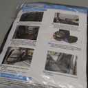 ALLANSING Front Seat Cover for Dogs with Side Flaps, Heavy Duty 900D Waterproof Car Seat Cover, Protects from Dirt & Scratches, for Pets & Daily Use, Fits Cars SUV Trucks Minivans (1-Pack) (Black)