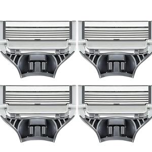 Men's Razor Blade Refills, 4 Count, Sharper 5-Blade, For Close and Comfortable Shaves with taha sticker