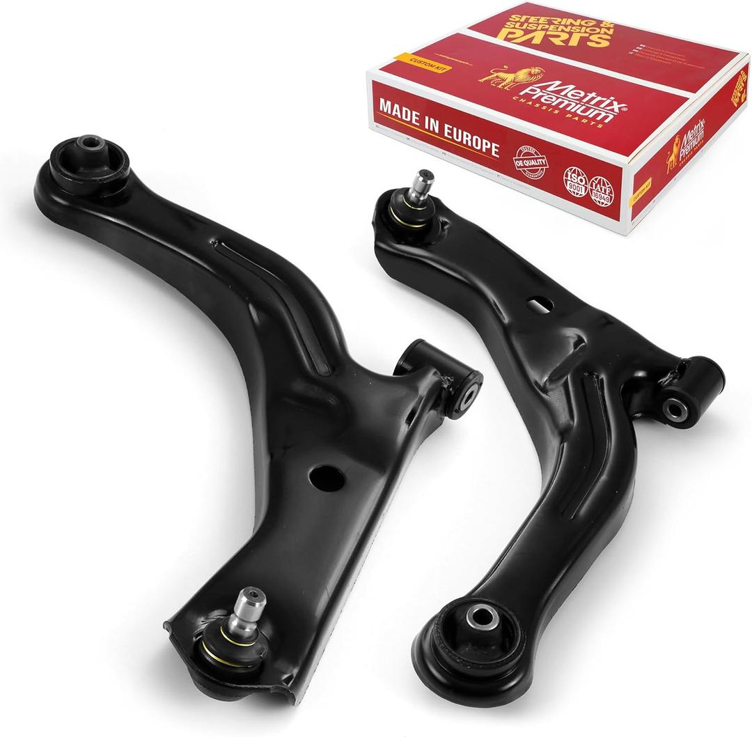 Metrix Premium Chassis Parts - Front Left & Right Lower Control Arm w Ball Joint & Bushing Assembly Kit Fits 05-12 Ford Escape, 05-06/08-11 Mazda Tribute, Mercury Mariner, K80400, RK80399