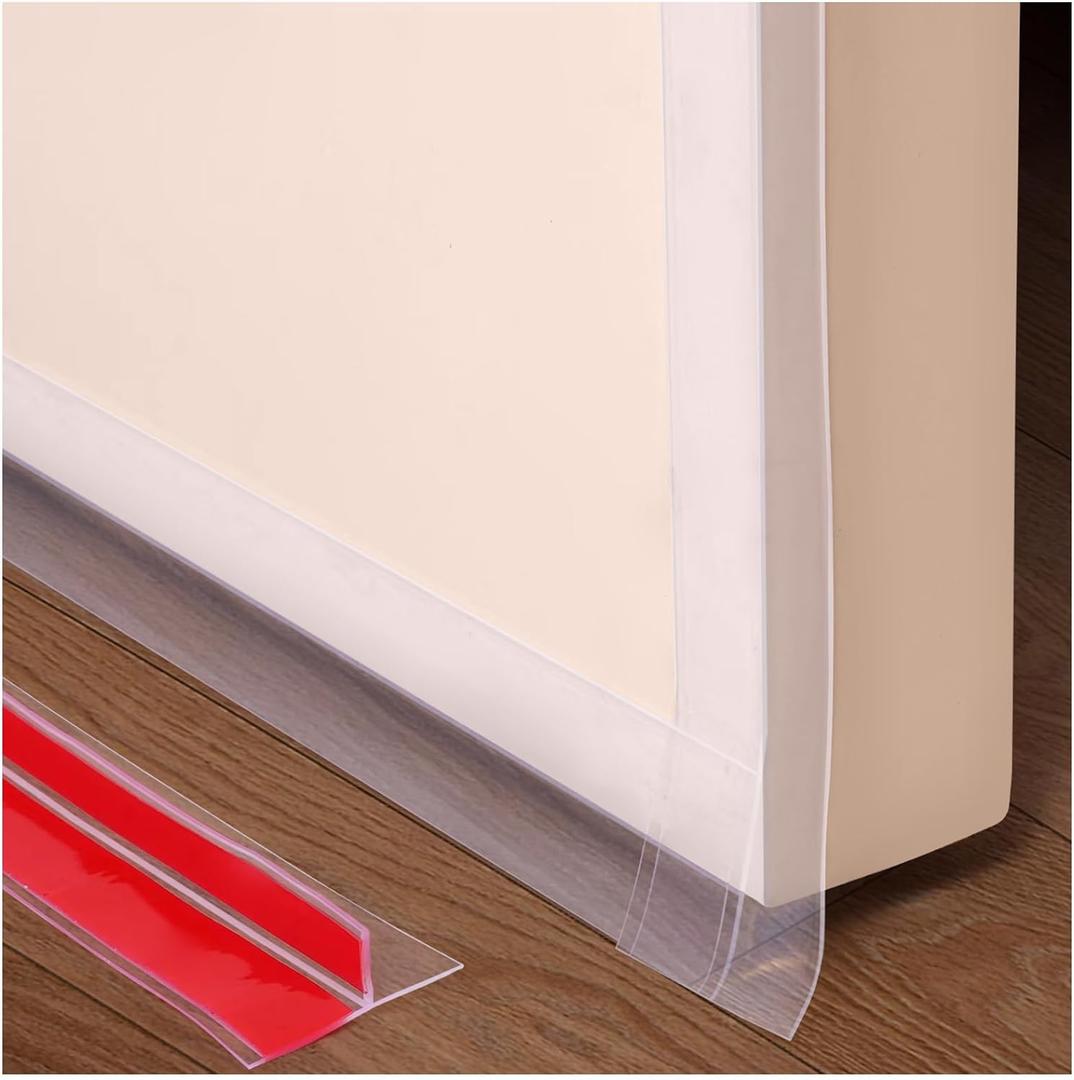 Benory 20Ft T-Shaped Silicone Weather Stripping Seal, Door Seal Tape for Doors and Windows, Blocks Cold Drafts and Reduces Noise