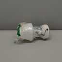 KDG Modern Cordless Small Table Lamps, Outdoor Portable Shower Waterproof LED Dimmable Desk Lamp, 4000mAh Rechargeable Battery Operated Lighting for Restaurant, Bedroom, Bathroom, Night Light (White)