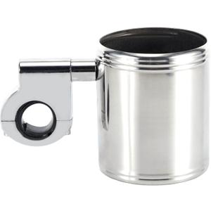 Motorcycle Cup Holder Fits for Harley Davidson, Drink Water Bottle Holder Handlebar Mount with 0.79"-1.25" Clamp for Bike, Bicycle, ATV/UTV, Scooter, Boat, Walker
