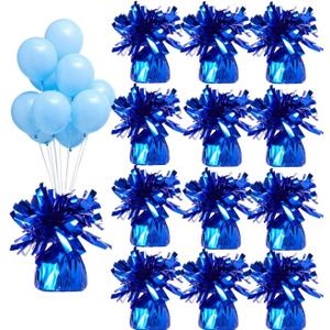 Balloon Weights Are Perfect For Parties, Birthdays, Weddings. Each Pack Includes 12PCS Durable Weights That Easily Decorate Balloons And Elevate Any Celebration (Dark Blue 100g)