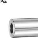 uxcell 10pcs Stainless Steel Spacer 3/8" Bore x 3/4" OD x 1-3/16" Length Screw Bushing Plain Finish Round Metal Spacer for M10 Screws Bolts and Rods