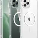 FNTCASE for iPhone 11 Pro Case: Clear Magnetic Phone Cases Compatible with Magsafe Slim Anti Yellowing Military Grade Drop Protection Rugged Protective Transparent Cell Phone Cover (A-Clear)