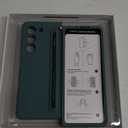 Nillkin for Samsung Galaxy Z Fold 5 Case with S Pen, Food Grade Liquid Silicone Protective Fold 5 S Pen Case Slim Thin Phone Cover for Galaxy Z Fold 5 5G, Green (Galaxy Z Fold 5, Green)