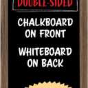 Excello Global Products Extra Large Gigantic Chalkboard Sign: 58"x25" Hanging Chalk Sign for Kitchen Wall Decor, Restaurant Menu Board/Hangs in Both Directions/Reversible with Dry Erase Board on Back