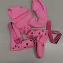 2022 New Upgrade Head Strap for Oculus Quest 2 Accessories,MODJUEGO Adjustable Forehead Strap with Silicone Touch Controller Grip Cover, VR Face Cover and VR Shell Protector Cover Replacement (Pink)