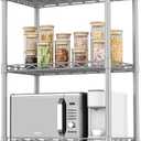 HOMEFORT 5-Tier Wire Shelving 5 Shelves Unit Metal Storage Rack Durable Organizer Perfect for Pantry Closet Kitchen Laundry Organization in Grey