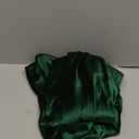 Kids Hooded Velvet Cloak Robe Halloween Cosutme Cape Fancy Cosplay Costumes 3 to 16 Years (Green)