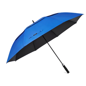 G4Free 47/54/62/68 Inch UV Protection Golf Umbrella Oversized Sun Umbrella UPF 50+, Auto Open, Vented Double Canopy, Extra Large Coverage, Heavy Duty, Windproof Stick Umbrella, Royal Blue