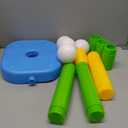 Liberry Adjustable T-Ball Set for Kids and Toddlers, Includes Kids Baseball Bat, Adjustable Height Tee Ball Stand, 4 Balls and Weighted Base, Sports Game Toy Gift for Boys Girls (Green)