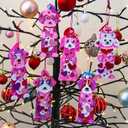 Winlyn 24 Sets Valentine's Day Dog Ornaments Decorations DIY Valentine Puppy Craft Kits Foam Bookmark with Heart Dog Valentine Stickers for Kids School Classroom Activities Party Favors Gift Exchange