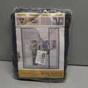 Magnetic Screen Door Left/Right Opening Fits Door Size 70"x80", Screen Size 73" x 81", Heavy Duty Thicker Reinforced Mesh, Keep Bugs Out, Pet & Kid Friendly, Hands Free (Black)