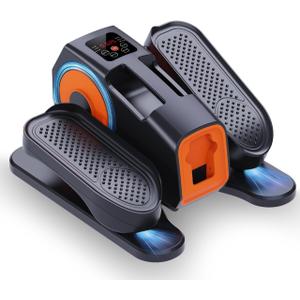 Under Desk Elliptical, Elliptical Leg Exerciser for Seniors, Home Portable Elliptical with Remote Control and 12 Adjustable Speeds, Electric Seated Pedal Exerciser