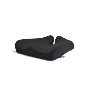 Cushion Lab Patented Pressure Relief Seat Cushion for Long Sitting Hours on Office & Home Chair - Extra-Dense Memory Foam for Soft Support. Car Pad for Hip, Tailbone, Coccyx, Sciatica - Black