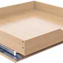 Pull Out Drawers for Cabinet Wood 24" W x 23" D x 4.5" H Slide Out Organizer and Storage Kitchen Cabinet Drawers Slide Out Shelves Pull Out Shelves in Kitchen Pantry Bathroom with Soft Close