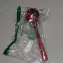 2.6oz Small Silicone Soup Ladle: U-Taste 600F Heat Resistant Non-Stick Kitchen Deep Serving Spoon, Soft Cooking Utensil with Non-Slip Solid Handle for Mixing Sauce Stew Gravy (11in, Red)