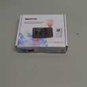 SMARTRO SC91 Projection Alarm Clock for Bedrooms with Weather Station, Wireless Indoor Outdoor Thermometer, Temperature Humidity Monitor Gauge Hygrometer