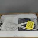 NEWBULIG Nugget Ice Makers Countertop, Portable Nugget Ice Machine, Ready in 6 Mins, 24lbs in 24Hrs, Auto-Cleaning, with Basket and Scoop, for Home, Kitchen, RV, Camping, White (14.5"*13.7"*10.4")