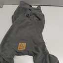 cyeollo Small Dog Pajamas, Fleece Dog Pjs Thermal Doggie Onesie Soft Stretchy Doggie Sweater Pet Jammies Clothes for Puppy Dogs Female & Male, Dark Grey L (Large (chest Girth: 18"-21"))