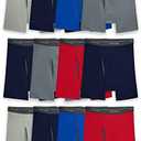 Fruit of the Loom mens Fruit of the Loom Men's Coolzone Boxer Briefs, Moisture Wicking & Breathable, Assorted Color Multipacks Large