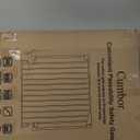 Cumbor 34" Extra Tall No Bottom Bar Baby Gate for Stairs, Wall Mounted Dog Gate Indoor for Larger Pets, Expandable 29.2-43" Safety Gate for Doorways, Wide Walk Thru Door for Easy Access (White)