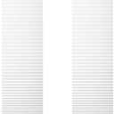 2 Pack Cordless Light Filtering Sidelight Blinds Cellular Shades 8.5" W x 72" H White Cordless Sidelight Window Treatments Door Blinds Honeycomb Shades No Tools & No Drill Room Darkening