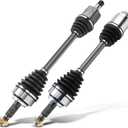 A-Premium Pair (2) Front CV Axle Shaft Assembly Compatible with Honda Accord 2003 2004 2005 2006 2007, L4 2.4L, Manual Trans., Driver and Passenger Side