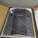 XRAMFY 20"x30" Black Arched Bathroom Mirror - Wall Mirror for Bathroom, Metal Frame Vanity Mirror, Dresser Mirror, Arch Decorative Mirrors for Living Room, Bedroom, Entryway, Mantle