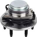 MACEL 515054 (2WD ONLY) Front Wheel Bearing Hub Assembly Compatible with 00-06 Chevy Tahoe, 99-06 Silverado 1500,00-06 Suburban 1500, GMC Yukon, 99-06 Sierra 1500, 02-06 Cadillac Escalade 6Lugs W/ABS, 180 millimeters