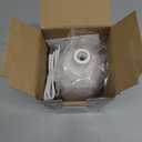 URPOWER 100ML Essential Oil Diffusers for Home with 7 LED Color Changing Lights, Timer & Auto-Off Ultrasonic Aromatherapy Diffuser Cool Mist Humidifer Scent Diffuser for Bedroom, Office, Yoga (Striped White)