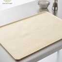 Rubber mat with sides, 51x26in