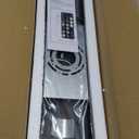 RGB Outdoor Wall Lights, 23.6 LED Long Exterior Porch Sconce Lights Wall Mount, Up and Down Patio Lighting Fixtures with Remote Control, for House, Garage, 1 Pack