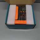 Solar Charge Controller 40A Charge Controllers 12/24V MPPT Solar Charge Controller with Adjustable LCD, Timer, Dual USB, Max Input 100V for LiFePO4/AGM/GEL/FLD Batteries (Orange)