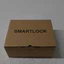 Fingerprint Door Lock-Smart Door knob, Biometric Door Locks,with App/Code/Backup Key/Fingerprint/IC Card, Smart Door Knob Keyless Entry Door Lock with Handle for Home Hotel Office Apartment Bedroom (Black)