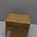 6 PCS 2L Oil Filter Pot Bacon Grease Saver with Strainer,68oz Large Capacity Fryer Pot with Basket, Cooking Thermometer & 50 Wax Papers, Stainless Steel Fryer for Kitchen Camping