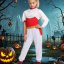 Mosong Girls Halloween Costume for Cheerleader Costume Kids Cute Dress up Accessories
(XXXL)
