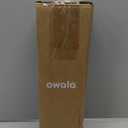 Owala Stainless Steel Triple Layer Insulated Travel Tumbler with Spill Resistant Lid and Straw, BPA Free, 24 oz, Brown/Pink (Watermelon Breeze) (24 Ounces (Pack of 1))