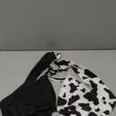Women Western Cowgirl Crop Top - Country Concert Outfits Sexy Deep V Neck Cow Print Festival Rodeo Rave Tank Shirt, Size - XS