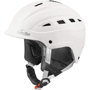 Ski Helmet, Snowboard Helmet, Snow Sports Helmet, Audio Compatible for Men Women and Youth (S (20"-21.75" / 51-55cm), Matte White)